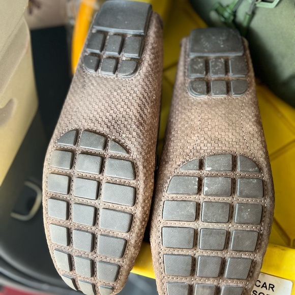 Louis Vuitton Men's Monte Carlo Brown suede Driver Loafers 8.5 *good condition!* - Picture 2 of 4